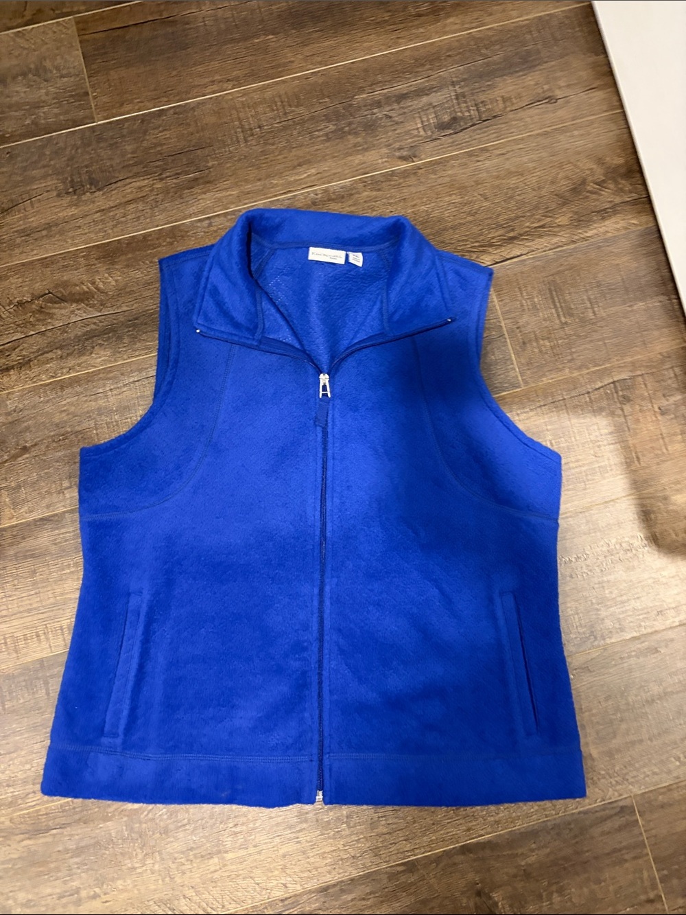 Kim Rogers Royal Blue Fleece Zip Vest